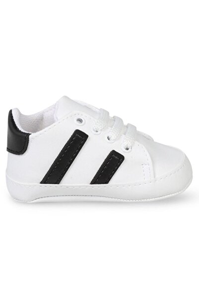 Civil Baby Striped Size 17-19 Booties - White