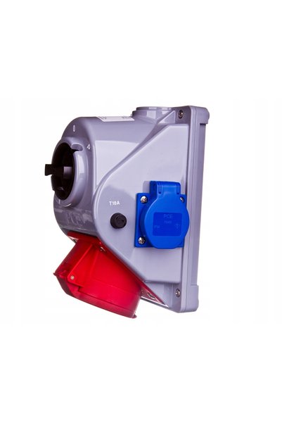 PCE COMBO-POL PRIZĂ IP44 32A/5P + 2x16A/2P+Z CU ÎNTRERUPĂTOR 960625421W