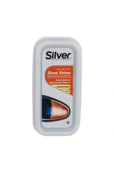 Silver إسفنجة لتلميع الأحذية - شفافة