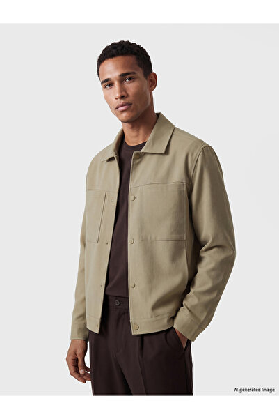 LC Waikiki Loose Fit Jacket Collar Men's Coat