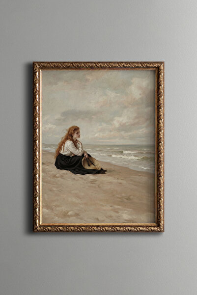 epiqart By the Sea - Vintage Patterned Painting - Fine Model