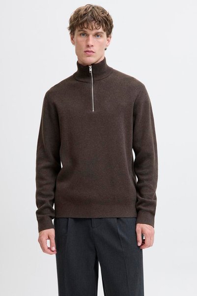 Jack & Jones Pulover pentru bărbați cu jumătate de fermoar din material subți...