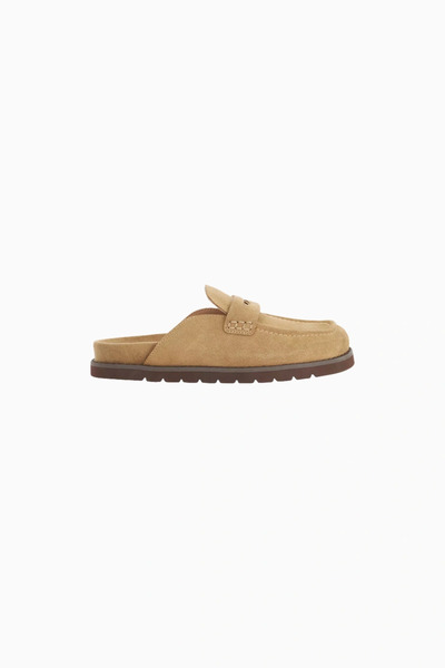 dune Goldens Suede Mule Loafer Women's Shoes