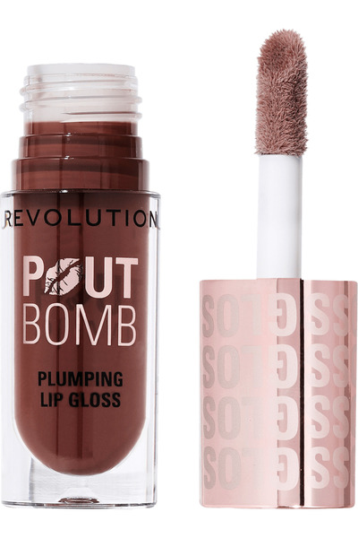 Revolution Luciu de buze Pout Bomb Espresso Cool Nude, 4,6 ml