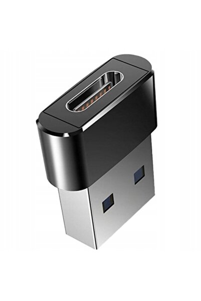 OEM Adaptor, de la TYPE C TYPE-C USBC la USB USB-A OTG, Negru