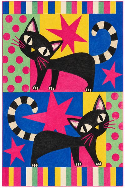 Rugs Modern Halı Dora Colorful Retro Character Pattern Woven Base Decorative ...