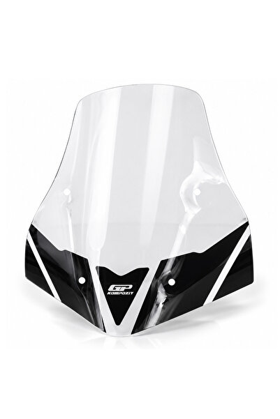 GP KOMPOZİT Honda SH 125i / 150i / 350i 2020-2026 Uyumlu Baskılı Ön Cam Şeffaf 65 cm
