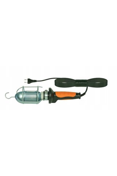 PAWBOL LAMPĂ DE LUCRU PORTABILĂ CU CÂRLIG 60W E27 CABLU 5m D.3036G