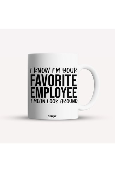 INOVATIX Favorite employee personalized white mug, INOVATIX®. 330 ml