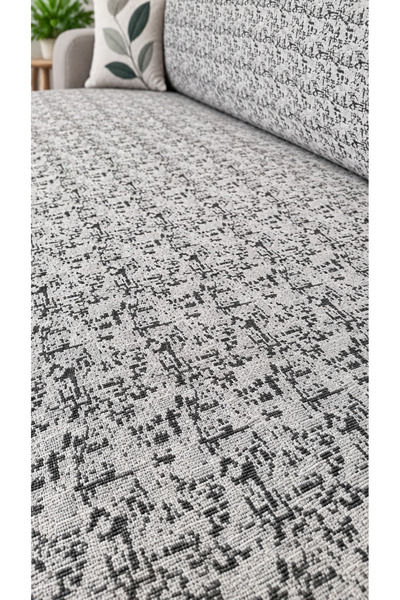 Bovia Home غطاء أريكة منقوش |   شال كرسي بذراعين مزين بالشراشيب |   مضاد للانزلاق وقابل للغسل 170x220