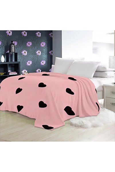 ALCANT Pătură Cocolino Inimi Roz 200×230 cm