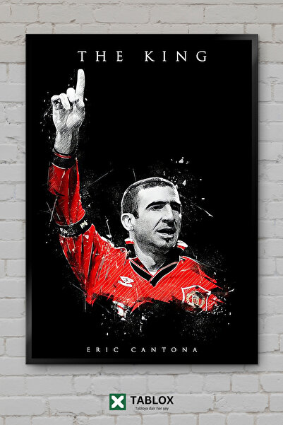 tablomaxtbx Eric Cantona, fotbalist, legenda franceză a fotbalului, tablou de...