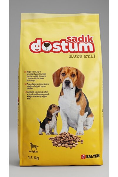 Sadık Dostum Kuzu Etli Yetişkin Köpek Maması 15 kg