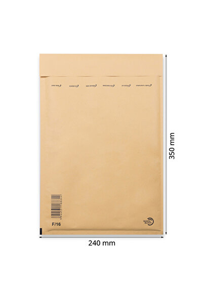 INATECH Set 100 Bucati Plicuri cu Bule Antisoc, F16 Natur, 240 x 350 mm, Inte...