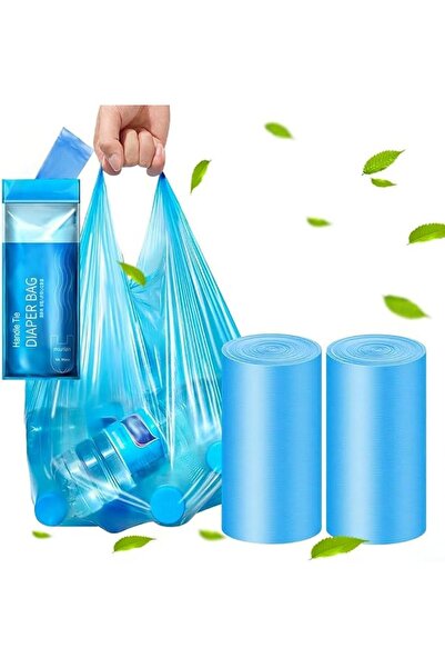 KASTWAVE Large Diaper Disposal Bags, Easy Roll Refill,Fresh Scented Leak-Proo...