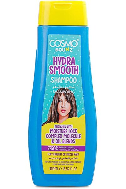 CD Cosmo Designs Cosmo Bounz Hydra Smooth Hair Shampoo 400ml Blue, Moisture L...