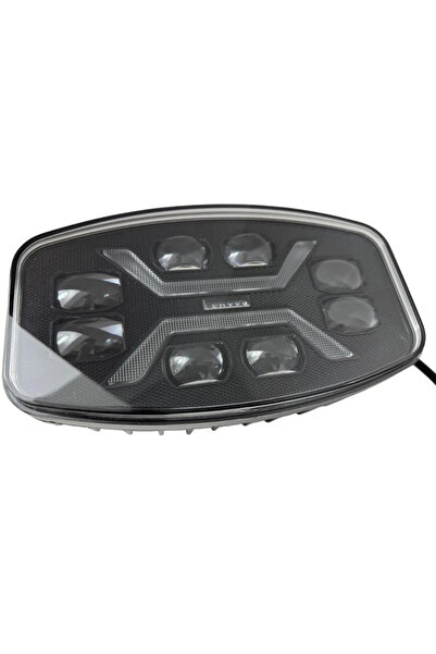 Ruan Proiector LED dreptunghiular de 9 inci, 180W, cu lupă de 25000LM, lumină...
