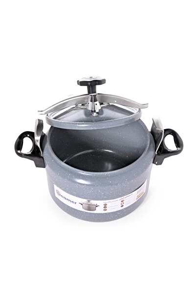 STEAMER قدر ضغط ستيمر مطلي جرانيت 5 لتر