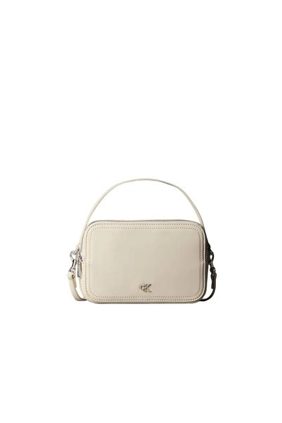 Calvin Klein CK HARDWARE CAMERA B, ACG Krem Kadın Çapraz Çanta