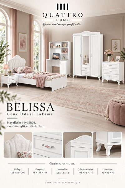 QUATTRO HOME Belissa Genç Odası Takımı