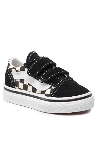 Vans Adidași băieți (Primary Check) Negru/Alb Old Skool V VN0A38JN
