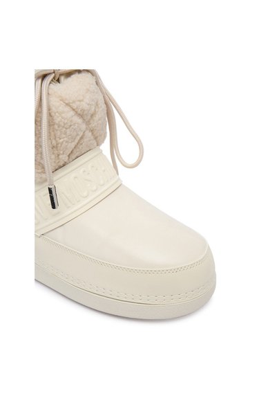 Love Moschino Cizme de zăpadă pentru femei ecru JA24412G0NISJ