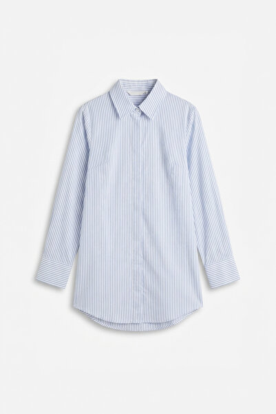 ALLDAY Long Shirt with Hidden Placket