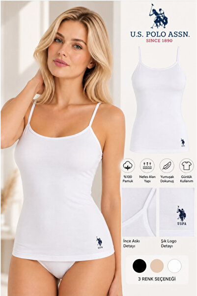 U.S. Polo Assn. Women'S, 100% Cotton, Undershirt (Boxed)