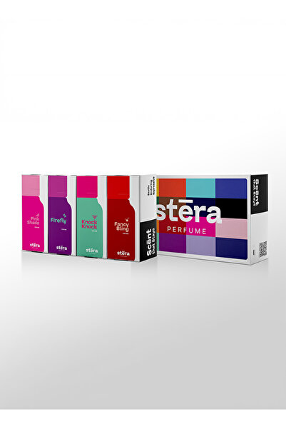 Stera VIBRANT SPIRITS Women's Perfume Set of 4 - PINK SHADE + FIREFLY + KNOCK...