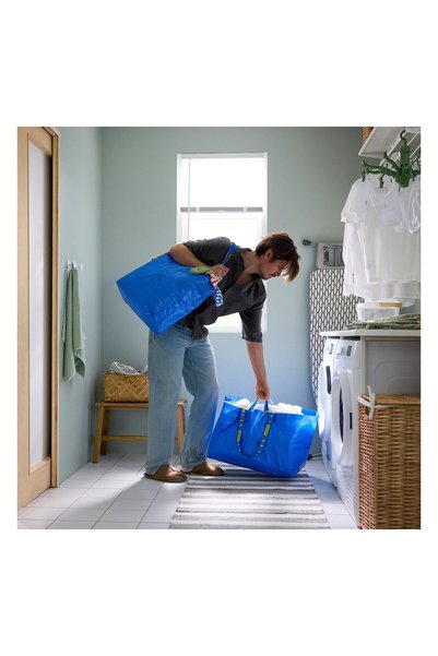 IKEA Frakta Bag Blue 55X37X35 cm /71 Lt