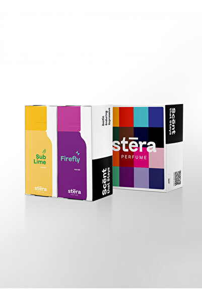 Stera RADIANT ENERGY Couple's Perfume Set of 2 - SUB LIME (Men) + FIREFLY (Wo...