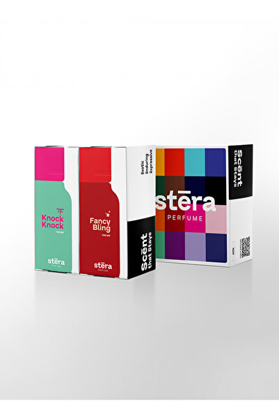 Stera VIBRANT ELEGANCE Women's Perfume Set of 2 - KNOCK KNOCK + FANCY BLING, ...