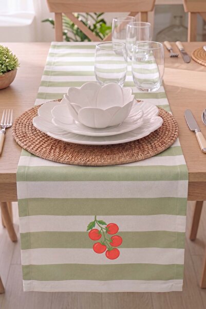 Rivaİstanbul Cherry Vine Printed Runner 40X140 cm