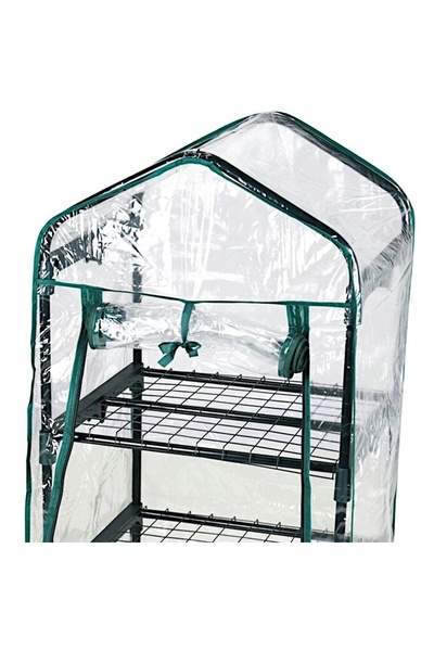 Progarden Raft de grădină de 105 cm, rafturi tip seră pentru balcon.