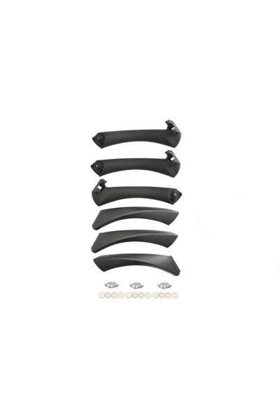 DELUXETUNING Set Manere plastic interior negru compatibil BMW seria 3 E90 E91...