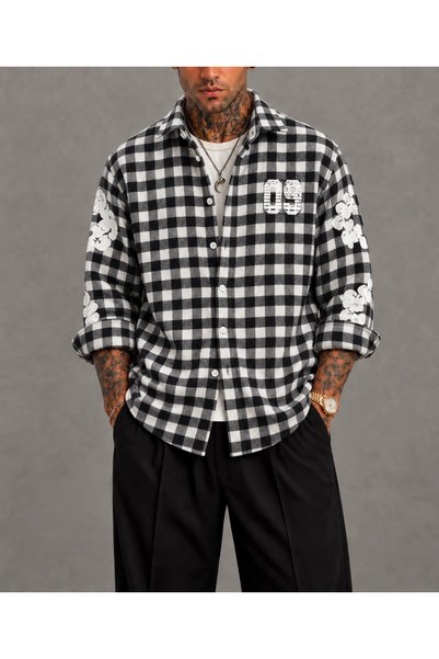 FıttingRoom Oversize Cotton Woven Shirt