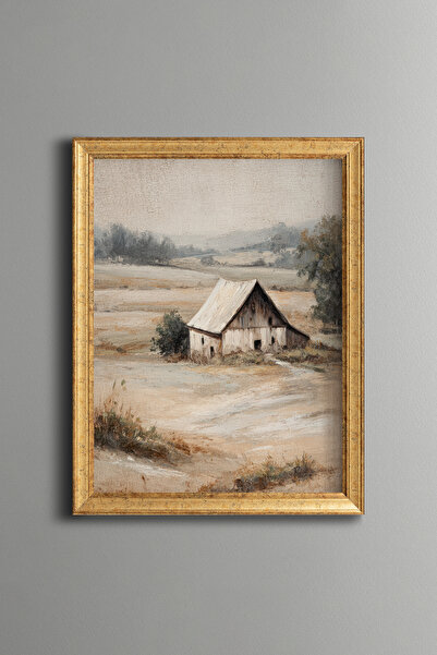 epiqart Country House - Vintage Patterned Painting - Fine Model