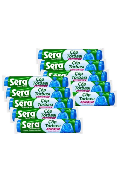 SERA Garbage Bag Large Size 10 Pcs (65X80 cm) X 10 Pieces