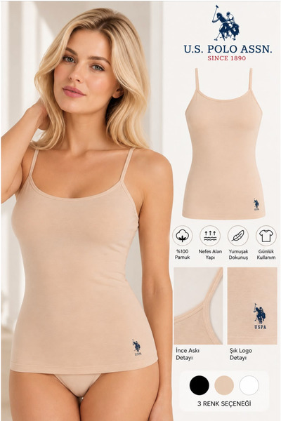 U.S. Polo Assn. Women'S, 100% Cotton, Undershirt (Boxed)