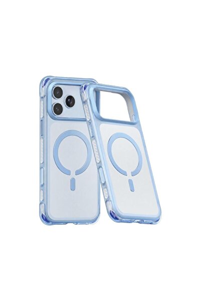 Air Bubble iPhone 18 Pro Max / iPhone 17 Pro Max Kılıf - Mavi