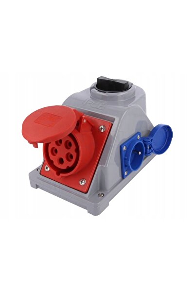 PCE COMBO-POL PRIZĂ IP44 32A/5P + 2x16A/2P+Z CU ÎNTRERUPĂTOR 96062542W