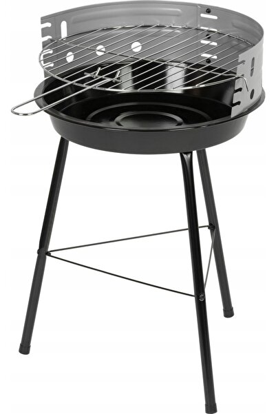 Strend Pro GRĂTAR CU CĂrbuni PENTRU GRĂDINĂ, ROTUND, NEGRU, CU GRILAJ DE COPT...