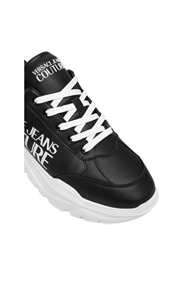 VERSACE JEANS COUTURE Adidași bărbați Negru 899 79YA3SC1
