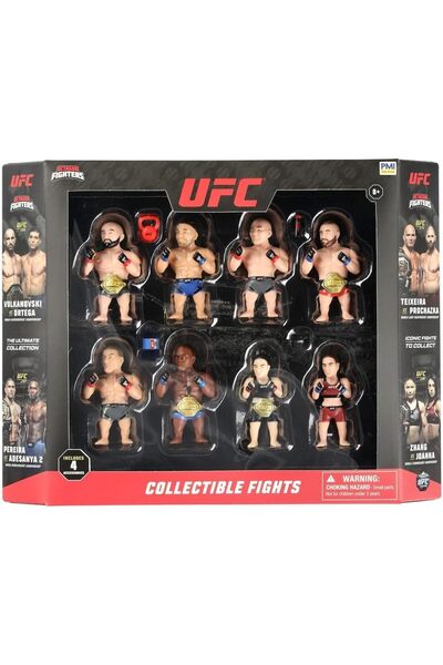 UFC Collectible Fights Window Box Set for Boys, Includes Two Fighters Champio...