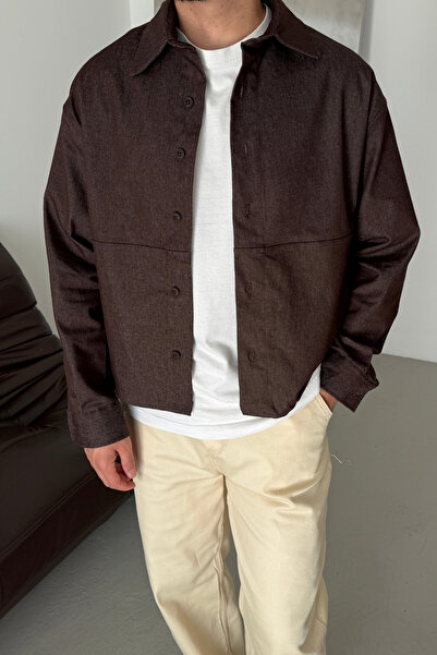 Livio Ferri Kiffa Boxy Fit Seasonal Buttoned Men's Denim Jacket with Pockets