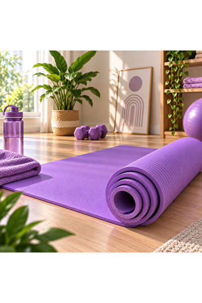 N.zone Thick Nbr Nitrile Rubber Yoga & Exercise Mat – Comfortable 1.5cm Fitne...