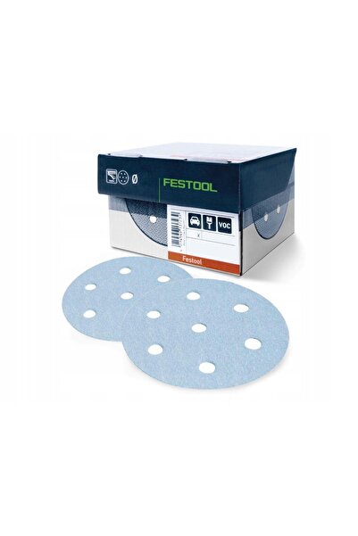 FESTOOL 50x Discuri abrazive de șlefuit cu prindere tip arici D90/6 P80