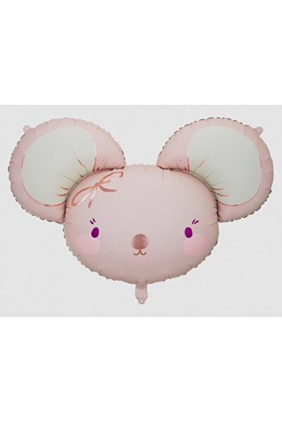 Generic Brand alon folie figurativ cap de soricel cu fundita- 59x68 cm