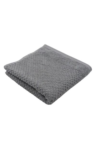OEM Prosop de baie Caressa Grey, bumbac, gri, 50 x 90 cm, 450 g/mp