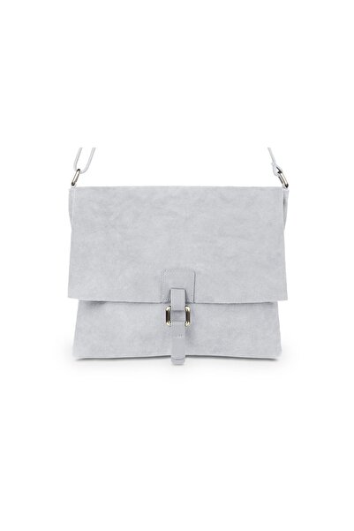 Vera Pelle Geantă crossbody din piele, gri crudo